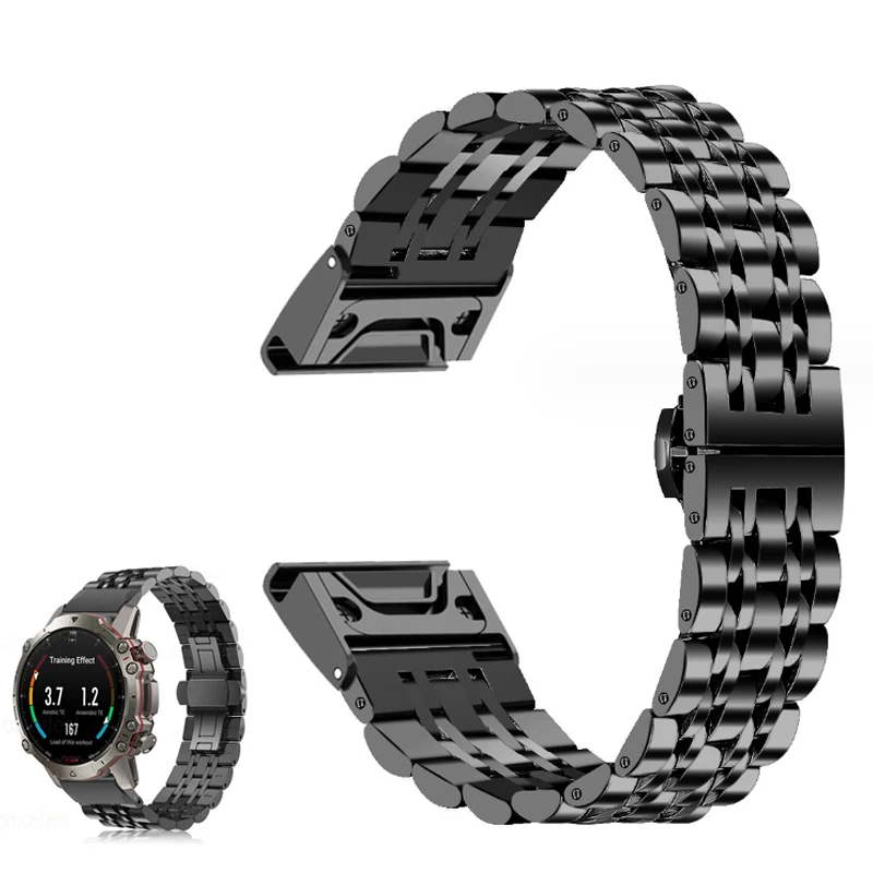 Ремешок для часов из нержавеющей стали 22 мм для Amazfit Falcon, ремешок 26 мм для умных часов Garmin Fenix 5X 6X 7X, браслет Quick Easyfit
Ремешок для часов из нержавеющей стали 22 мм для Amazfit Falcon, ремешок 26 мм для умных часов Garmin Fenix 5X 6X 7X, браслет Quick Easyfit