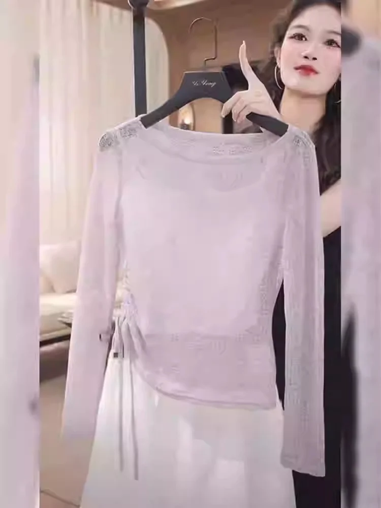 Faionable Красивый комплект футболок в Корейском стиле Sle Summer Vaion Wear Оксфорты с высокой талией Long Sve круглый укороченный топ
Faionable Красивый комплект футболок в Корейском стиле Sle Summer Vaion Wear Оксфорты с высокой талией Long Sve круглый укороченный топ