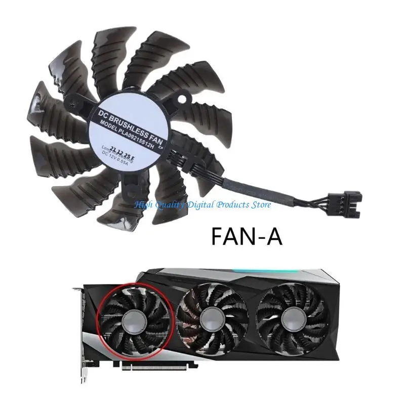 U2JE 4pin DC12V GPU Cooling Fan 82MM T129215BU for 3070TI 3080 3090 GAMING Graphics Cards for Consistent Temperature Control
U2JE 4pin DC12V GPU Cooling Fan 82MM T129215BU for 3070TI 3080 3090 GAMING Graphics Cards for Consistent Temperature Control