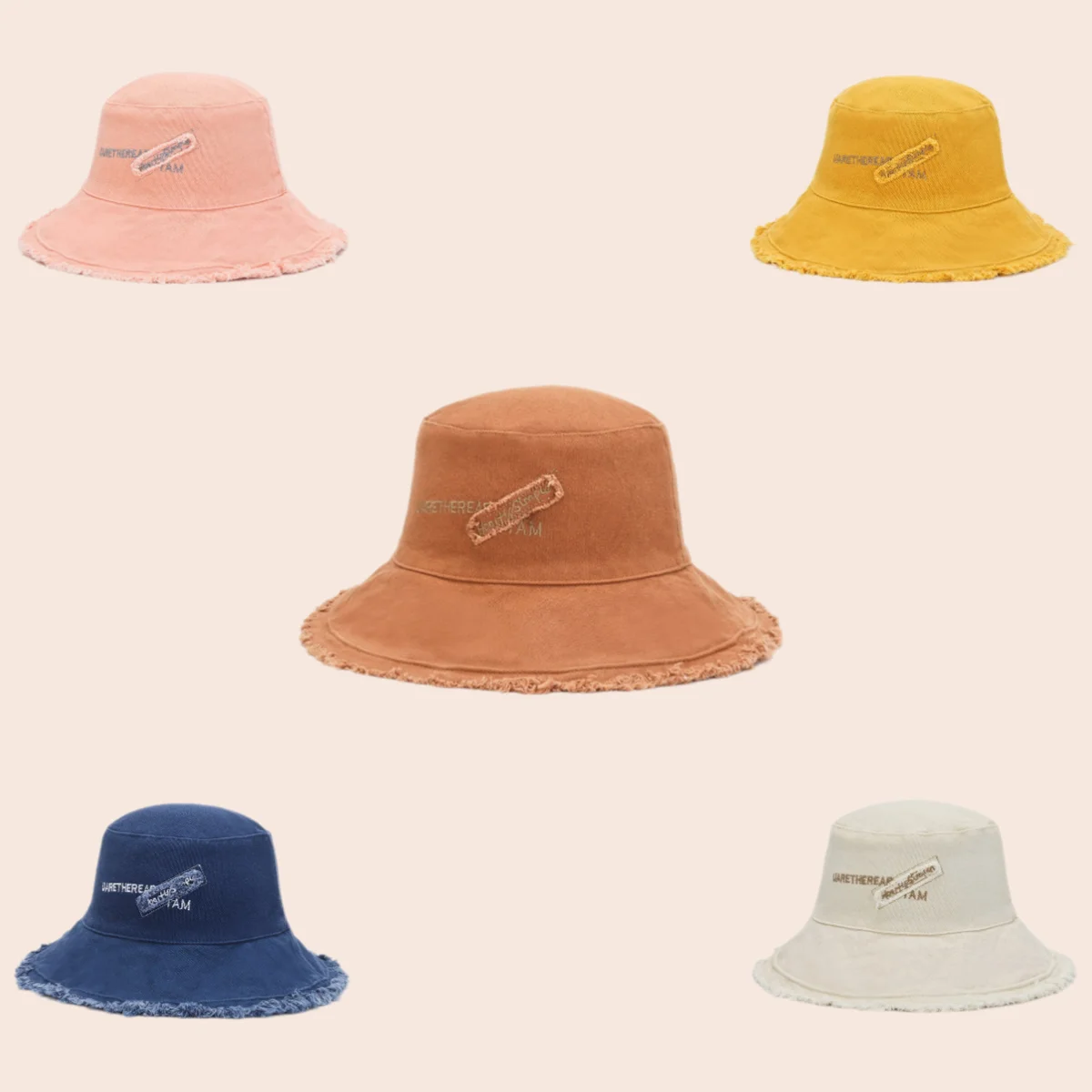 Woman's Solid Color Bucket Hat Letter Embroidery Washed Tassel Street Trend Basin Hat Outdoor Sunshade Fishing Fisherman's Hat
Woman's Solid Color Bucket Hat Letter Embroidery Washed Tassel Street Trend Basin Hat Outdoor Sunshade Fishing Fisherman's Hat