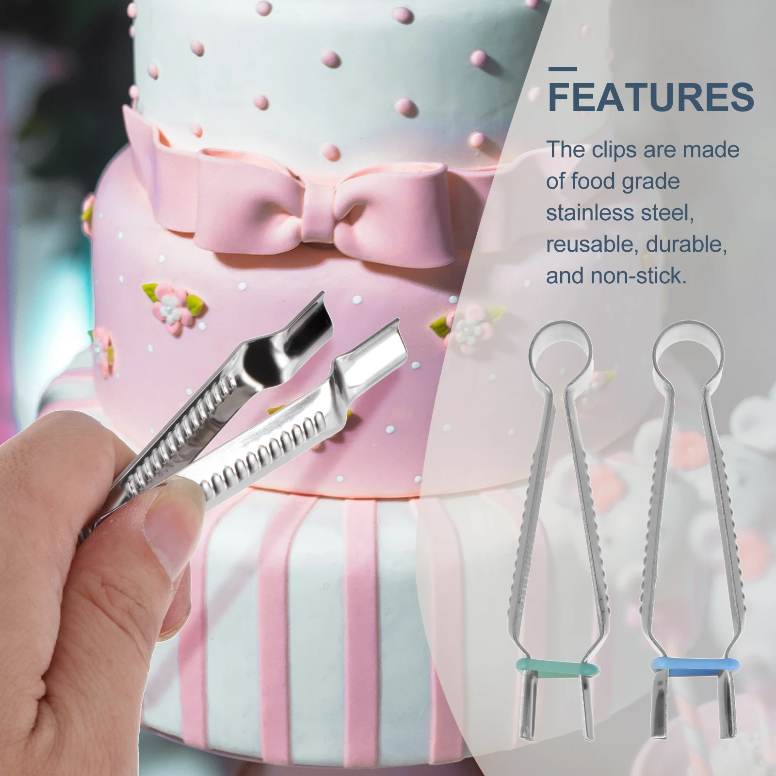 12 Pcs Cake Lace Clip Sugarcraft Tools Biscuit Fondant Molds Crimper Decorative Items
12 Pcs Cake Lace Clip Sugarcraft Tools Biscuit Fondant Molds Crimper Decorative Items