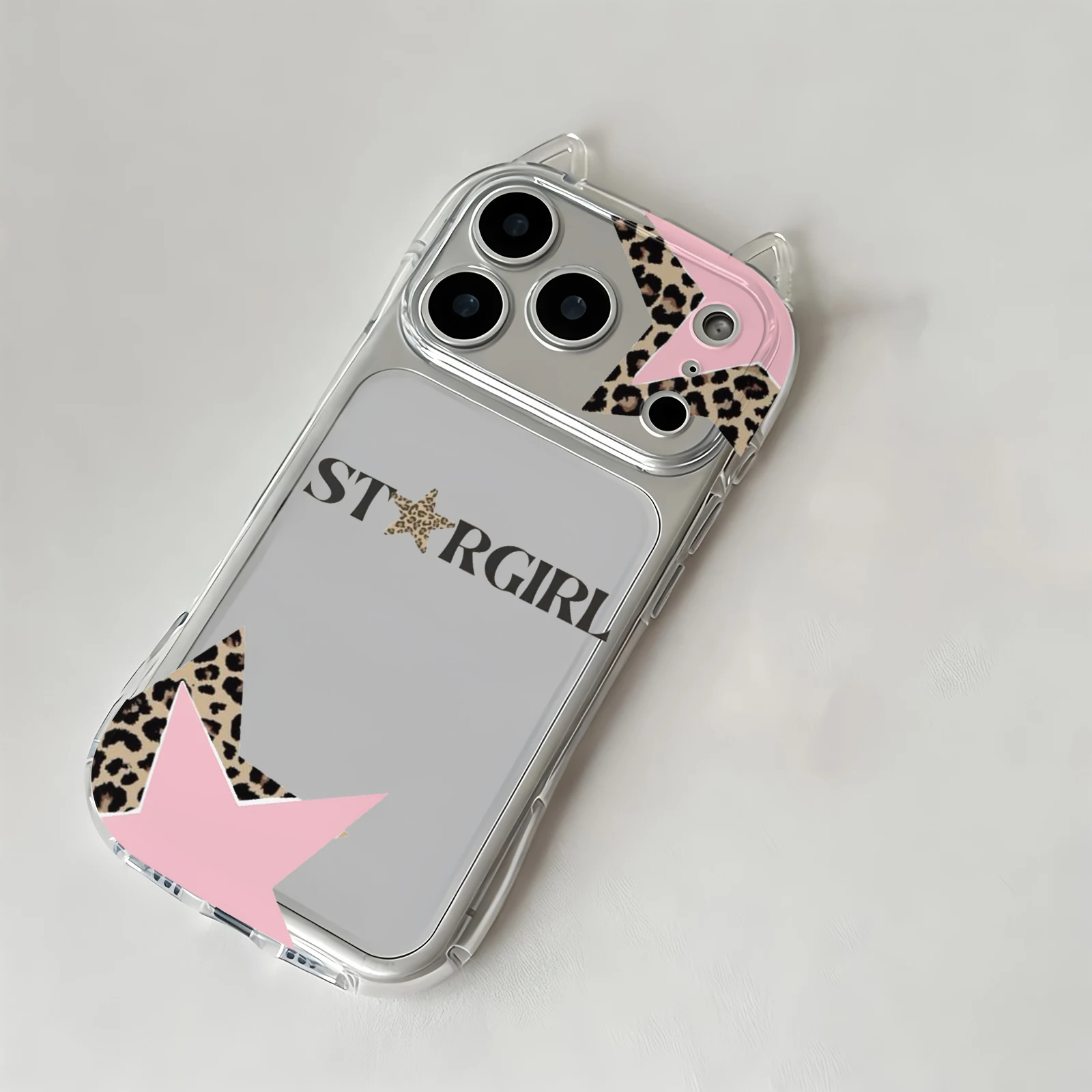 Y2K Leopard Pink Pentagram Splicing Phone Case for IPhone Air 17 Pro Max 16 Plus 15 14 13 12 11 Pro Max Cat Ears Soft Back Cover
Y2K Leopard Pink Pentagram Splicing Phone Case for IPhone Air 17 Pro Max 16 Plus 15 14 13 12 11 Pro Max Cat Ears Soft Back Cover