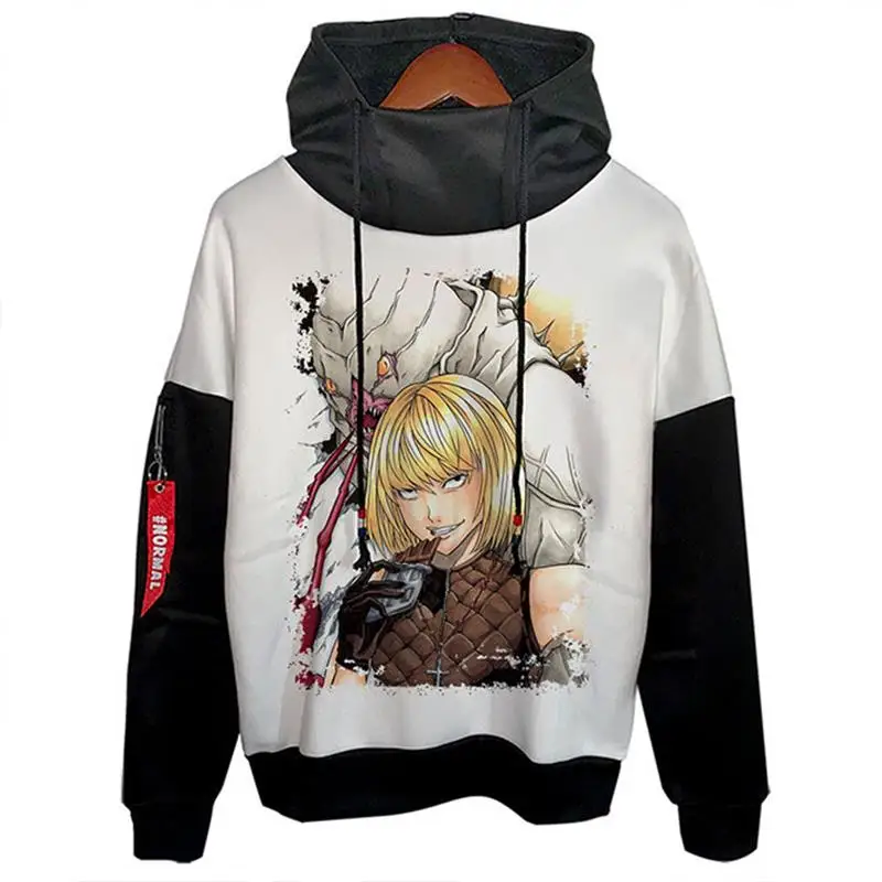 Trendy Hooded Fleece Sweatshirt Death Note Hip Hop Style Cross-Border Polyester Fiber Casual Unisex Printed Sweatshirt
Trendy Hooded Fleece Sweatshirt Death Note Hip Hop Style Cross-Border Polyester Fiber Casual Unisex Printed Sweatshirt