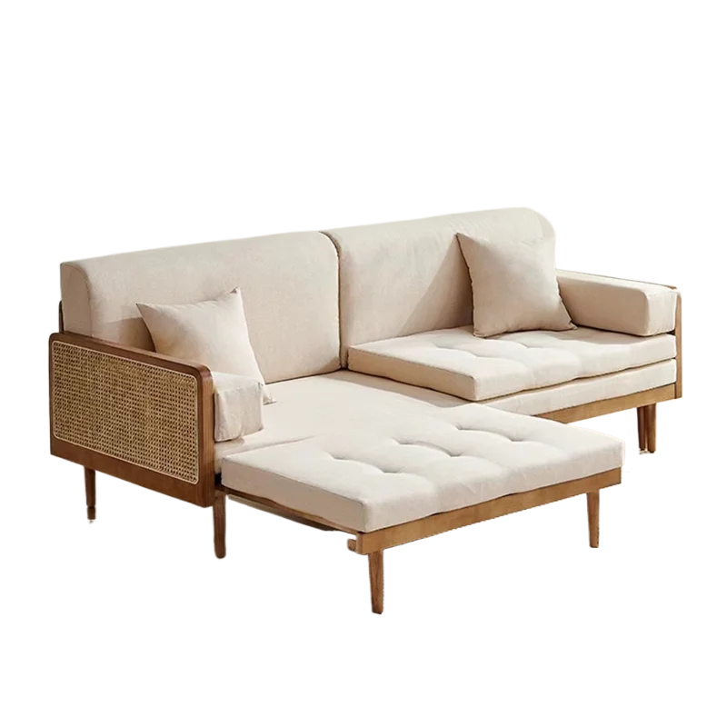 LMM New Chinese Rattan Sofa Household Multifunctional Retractable Push-pull Solid Wood Princess Sofa Bed
LMM New Chinese Rattan Sofa Household Multifunctional Retractable Push-pull Solid Wood Princess Sofa Bed