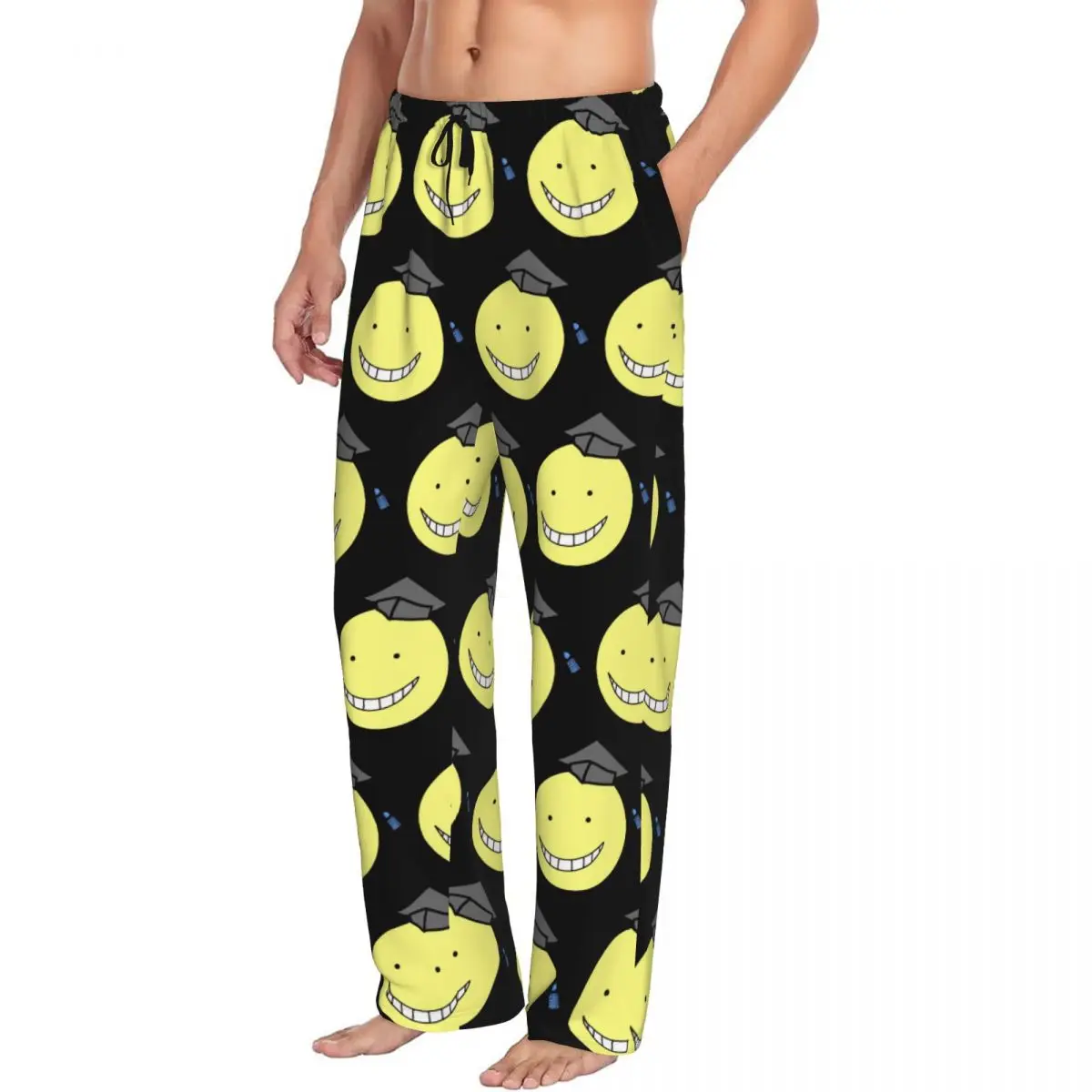 Мужские пижамные штаны Assassination Classroom Octopus Koro Sensei, одежда для сна с карманами для отдыха и сна на заказ
Мужские пижамные штаны Assassination Classroom Octopus Koro Sensei, одежда для сна с карманами для отдыха и сна на заказ