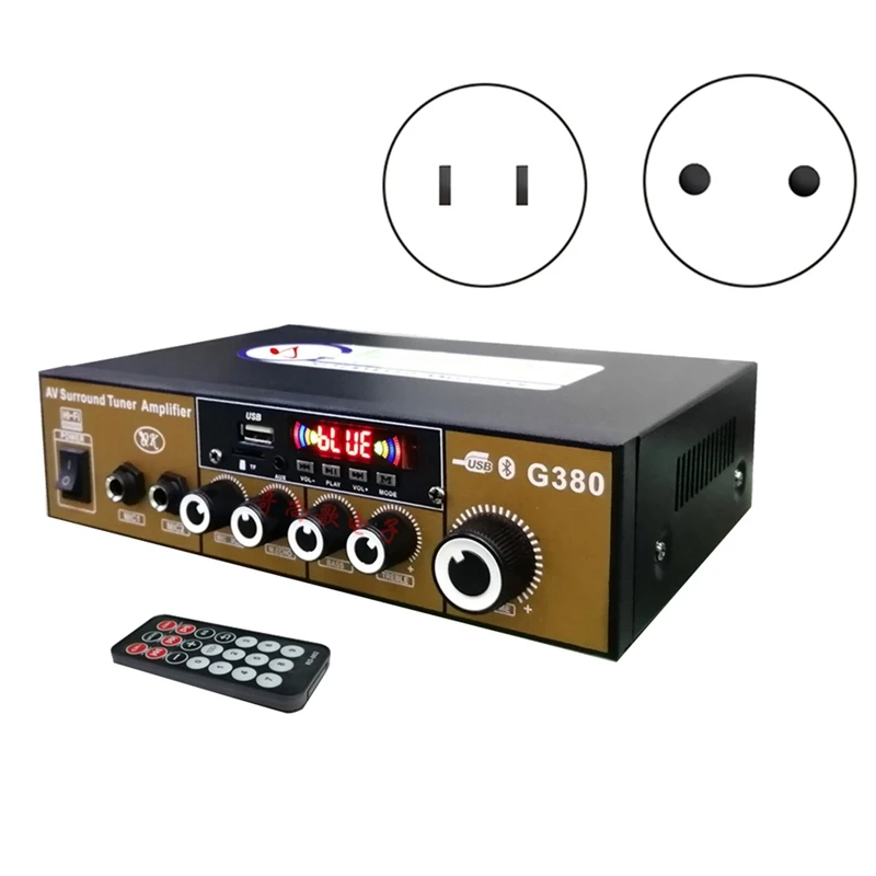 1 PCS G380 Digital Power Amplifier Multifunctional Power Amplifier Auto Supplies EU Plug
1 PCS G380 Digital Power Amplifier Multifunctional Power Amplifier Auto Supplies EU Plug