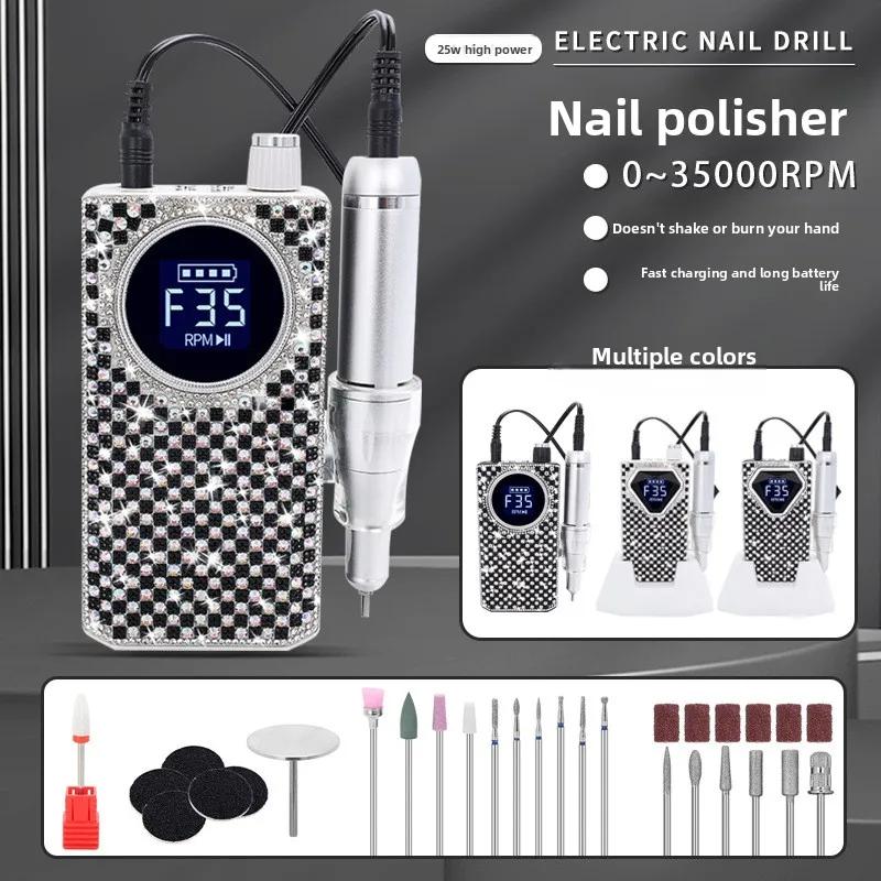 Synthetic Diamond 35000 RPM Nail Drill Machine Nail Master for Manicure Portable Nail Drill Milling Machine
Synthetic Diamond 35000 RPM Nail Drill Machine Nail Master for Manicure Portable Nail Drill Milling Machine
