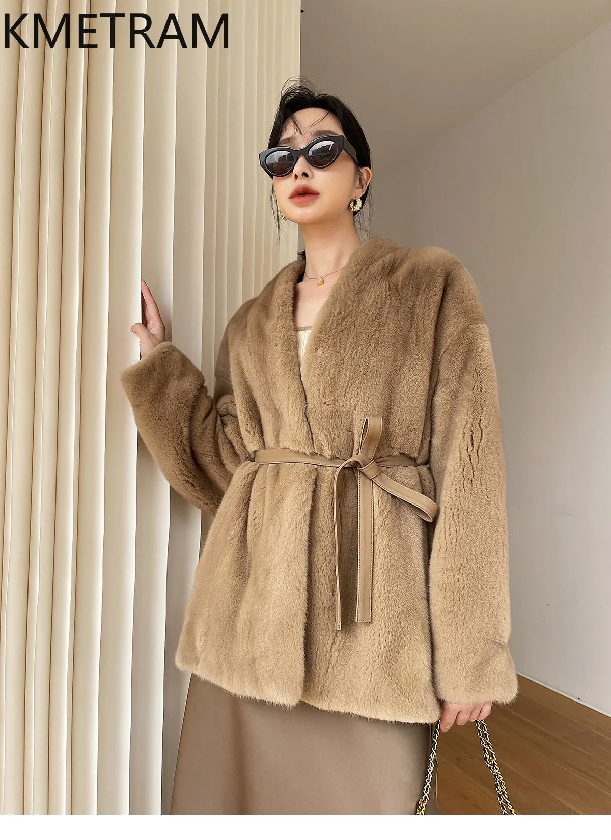 KMETRAM Natural Mink Fur Coat Woman Fashion V-Neck Fur Jacket Luxury Winter Warm Jackets New in Women Clothes 2026 casaco pelo
KMETRAM Natural Mink Fur Coat Woman Fashion V-Neck Fur Jacket Luxury Winter Warm Jackets New in Women Clothes 2026 casaco pelo