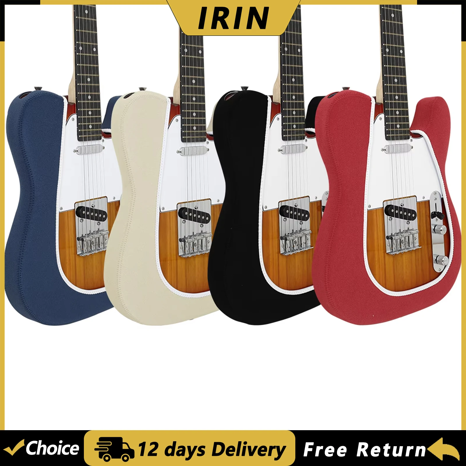 IRIN Guitar Cover Anti-bump Dust Protective Cover Electric Guitar Protective Cover Guitar Parts & Accessories Scratch Resistant
IRIN Guitar Cover Anti-bump Dust Protective Cover Electric Guitar Protective Cover Guitar Parts & Accessories Scratch Resistant