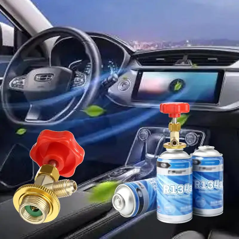 R-134A Can Tap R134A Dispenser AC Refrigerant Bottle Opener SAE Dispenser AC Refrigerant Bottle Opener For Automotive Air
R-134A Can Tap R134A Dispenser AC Refrigerant Bottle Opener SAE Dispenser AC Refrigerant Bottle Opener For Automotive Air