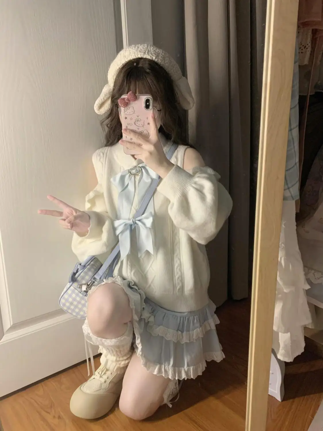 Японский милый и милый свитер, универсальный осенне-зимний новый свитер с открытыми плечами и высокой талией
Японский милый и милый свитер, универсальный осенне-зимний новый свитер с открытыми плечами и высокой талией