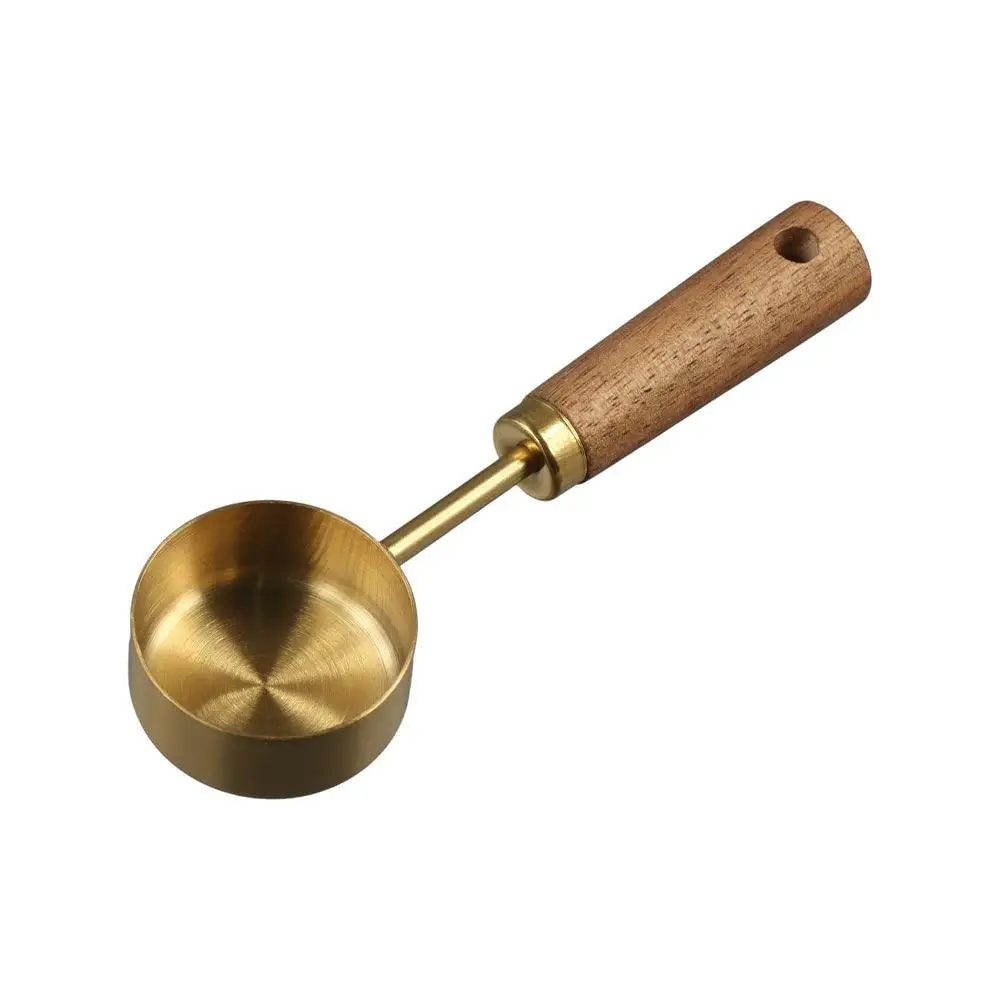 14ml Stainless Steel Measure Spoon with Wood Handle Hangable Measuring Cup Flat Bottom Rustproof Kitchen Measure Tools Baking
14ml Stainless Steel Measure Spoon with Wood Handle Hangable Measuring Cup Flat Bottom Rustproof Kitchen Measure Tools Baking