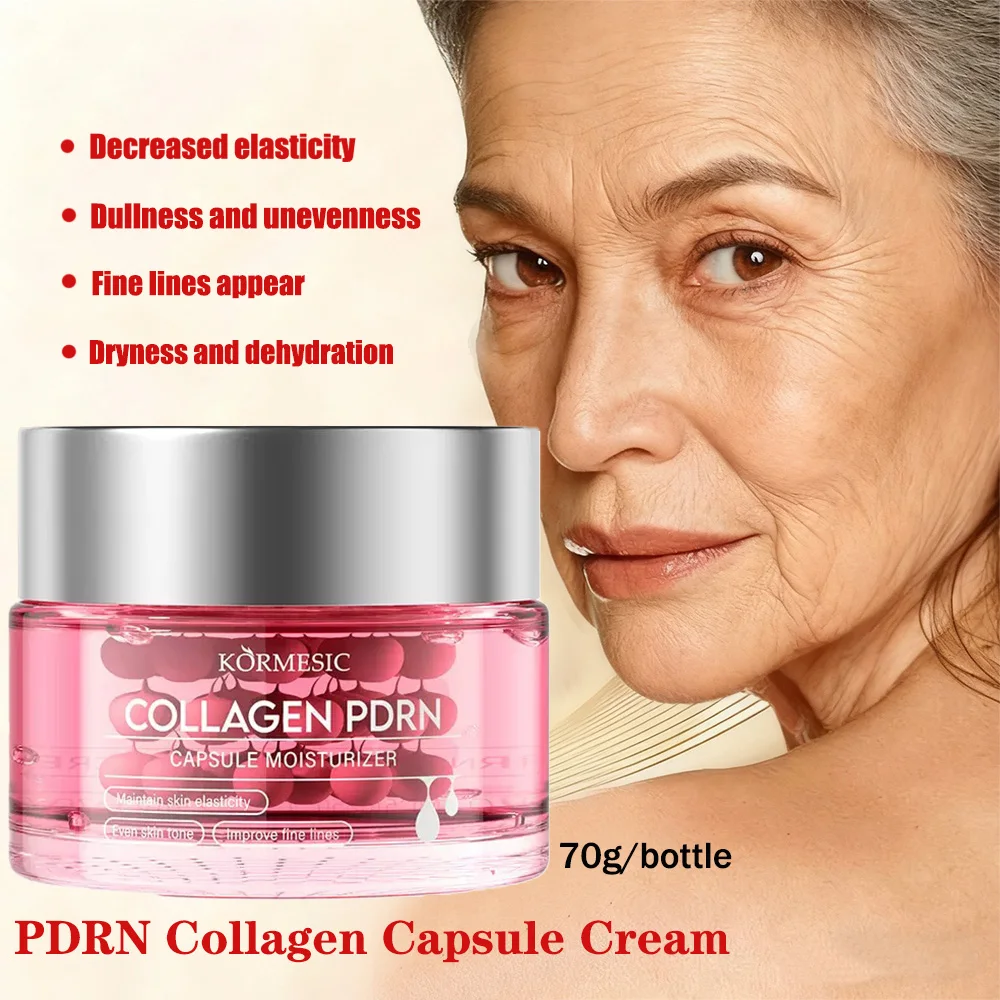 PDRN Collagen Capsule essence Cream Moisturizing Anti wrinkle Repair Whitening Skin face cream Anti aging Facial Skin Care
PDRN Collagen Capsule essence Cream Moisturizing Anti wrinkle Repair Whitening Skin face cream Anti aging Facial Skin Care