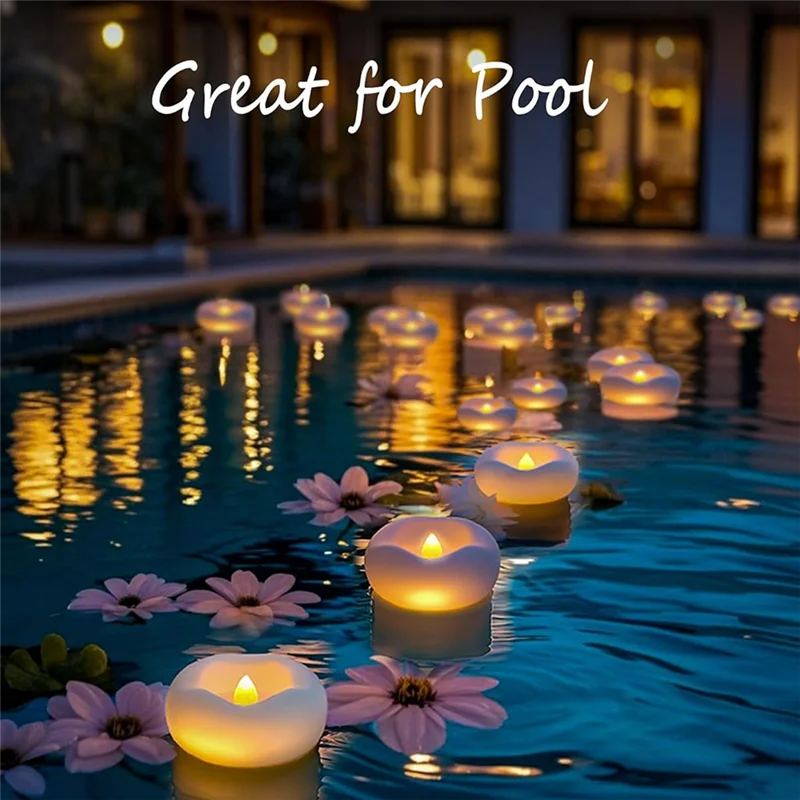 Hot Sale-Water Activated 2 Inch LED Floating Candles 12 Pack–200-Hour Flameless Light For Pool, Wedding Decorations
Hot Sale-Water Activated 2 Inch LED Floating Candles 12 Pack–200-Hour Flameless Light For Pool, Wedding Decorations