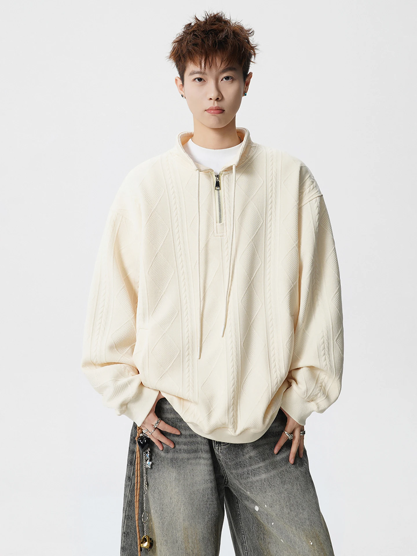 Boyue Casual Hoodie Sweatirt with f Zipper Embroidered Stand Collar ex Spring Autumn Casual Wear Comfortable Fit
Boyue Casual Hoodie Sweatirt with f Zipper Embroidered Stand Collar ex Spring Autumn Casual Wear Comfortable Fit