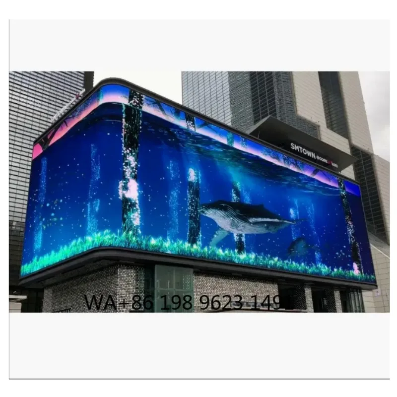 Customized Outdoor LED Video Wall HD Giant 3D Effect P4 P6 P8 P10 Digital Billboard Commercial Advertising Display Screen
Customized Outdoor LED Video Wall HD Giant 3D Effect P4 P6 P8 P10 Digital Billboard Commercial Advertising Display Screen