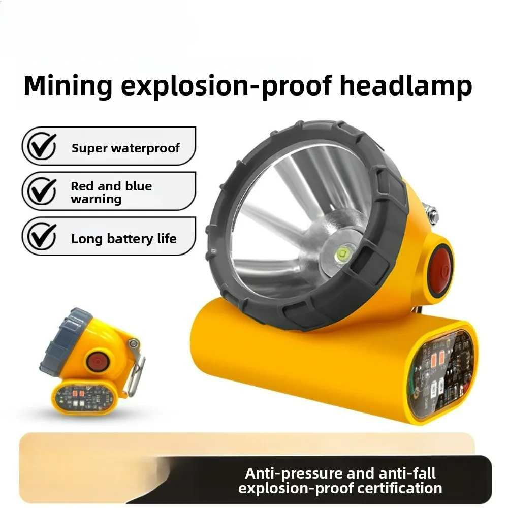 Explosion-proof Rechargeable High Lumens Mining Headlamp Waterproof Hard Hat Light for Coal Mine Underground Work Safety
Explosion-proof Rechargeable High Lumens Mining Headlamp Waterproof Hard Hat Light for Coal Mine Underground Work Safety