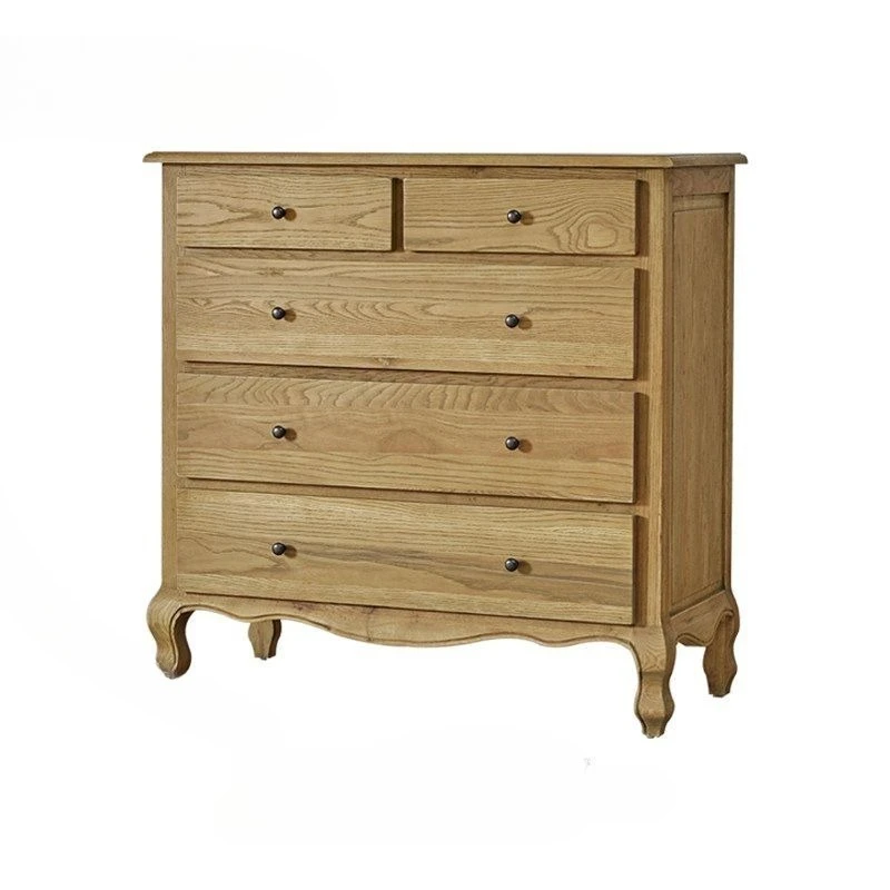 American rural retro storage chest under the stairs, Nordic oak solid wood, bedroom five buckets storage
American rural retro storage chest under the stairs, Nordic oak solid wood, bedroom five buckets storage