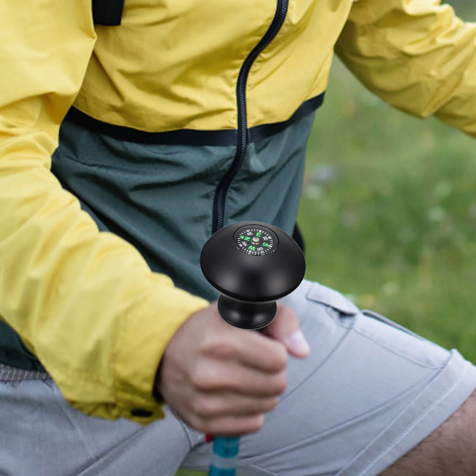 Trekking Pole Head Cover Aluminum Portable Compass Tool Protector For Climbing Hiking Spherical Rod Universal Outdoor Gear
Trekking Pole Head Cover Aluminum Portable Compass Tool Protector For Climbing Hiking Spherical Rod Universal Outdoor Gear