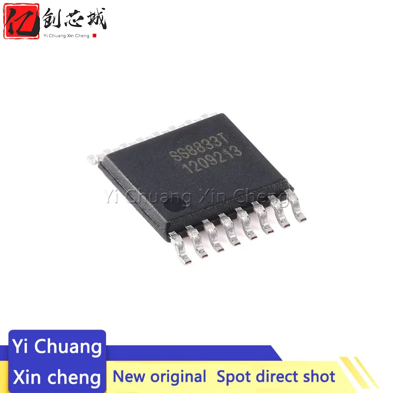 10Piece Original Genuine SS8833T-ET-TP ETSSOP-16 Double H-bridge Motor Driver Chip
10Piece Original Genuine SS8833T-ET-TP ETSSOP-16 Double H-bridge Motor Driver Chip