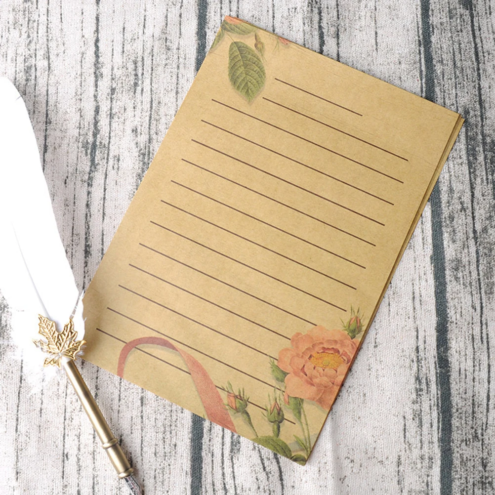 56Pcs Vintage Kraft Letter Paper Set 7 Colors Retro Writing Paper Stationery for Letters Notes Gifts Letter Sets
56Pcs Vintage Kraft Letter Paper Set 7 Colors Retro Writing Paper Stationery for Letters Notes Gifts Letter Sets