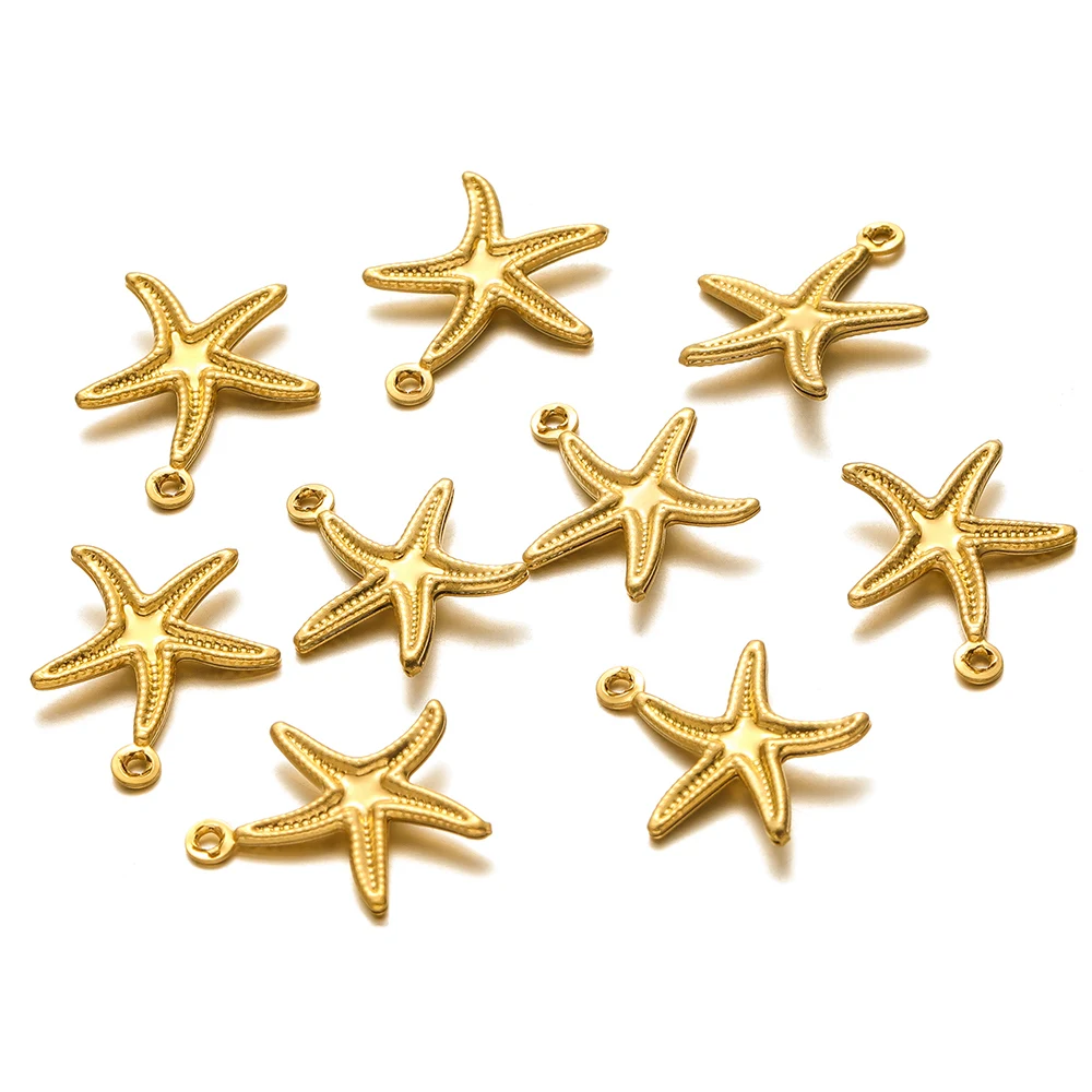 20pcs Starfish Charms Stainless Steel Enamel Drip Oil Pendants for DIY Jewelry Components Earrings Making Necklace Findings Bulk
20pcs Starfish Charms Stainless Steel Enamel Drip Oil Pendants for DIY Jewelry Components Earrings Making Necklace Findings Bulk