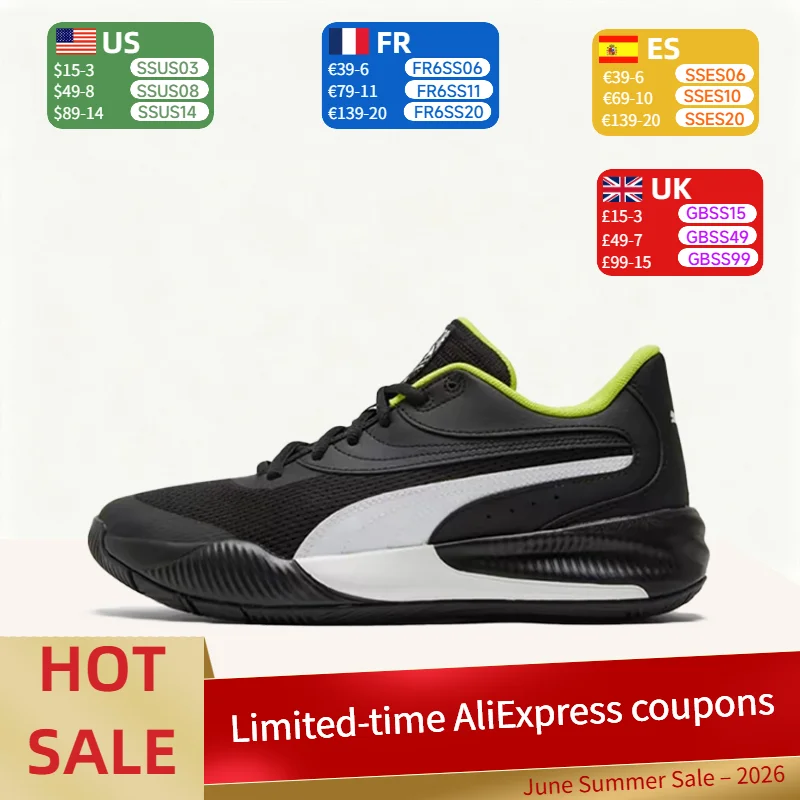 Puma Triple: Minimalist, Stylish, Cushioned, Non-Slip, Durable Low-Top Basketball Shoes (Unisex) in Black and White 195217-08
Puma Triple: Minimalist, Stylish, Cushioned, Non-Slip, Durable Low-Top Basketball Shoes (Unisex) in Black and White 195217-08