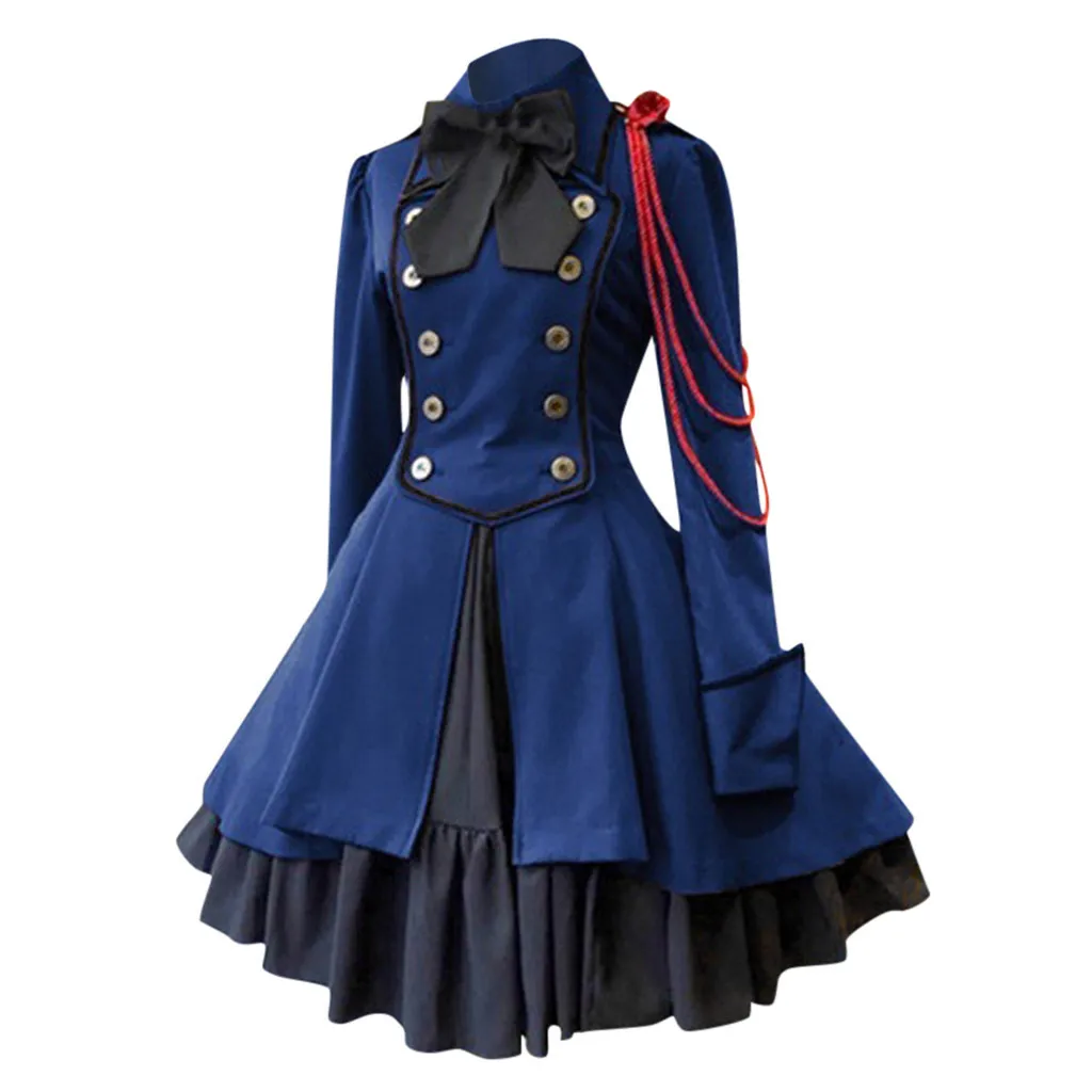 Women Medieval Retro Dress Court Princess Elegant Square Collar Patchwork Ball Gown Gothic Dress Plus Size Cosplay Costume
Women Medieval Retro Dress Court Princess Elegant Square Collar Patchwork Ball Gown Gothic Dress Plus Size Cosplay Costume