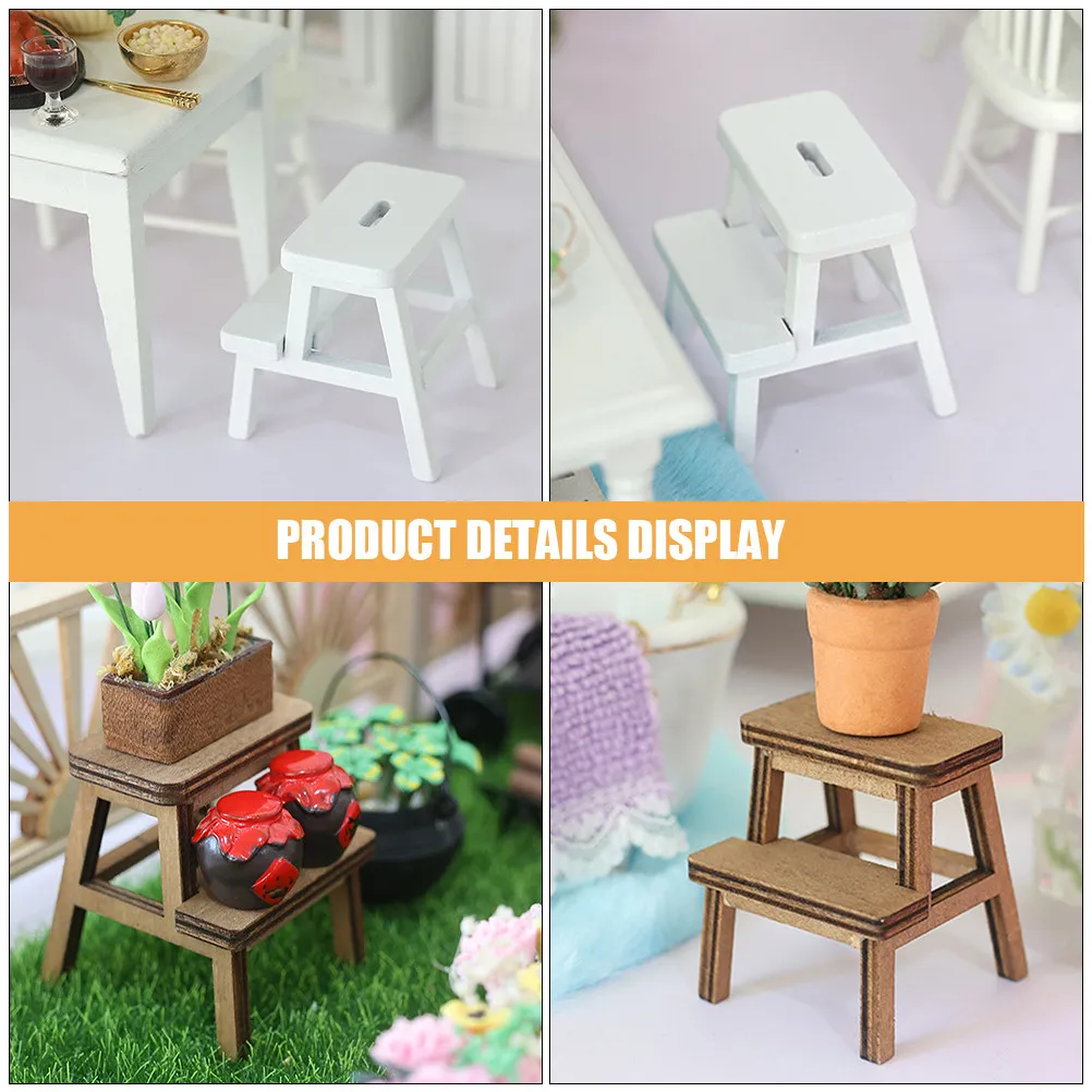 2Pcs Mini Wooden Stool Reliable Material Miniature Furniture Decor DIY Mini House Supplies Stool Miniature Stools
2Pcs Mini Wooden Stool Reliable Material Miniature Furniture Decor DIY Mini House Supplies Stool Miniature Stools