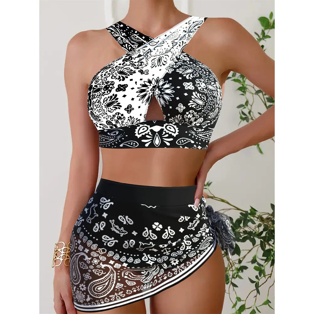 New Cross Tie Tankini Swimsuits Women Summer Plus Size Swimwear Sexy Beach Wear Large Big Bikini Set Print Bathing Suit Female
New Cross Tie Tankini Swimsuits Women Summer Plus Size Swimwear Sexy Beach Wear Large Big Bikini Set Print Bathing Suit Female