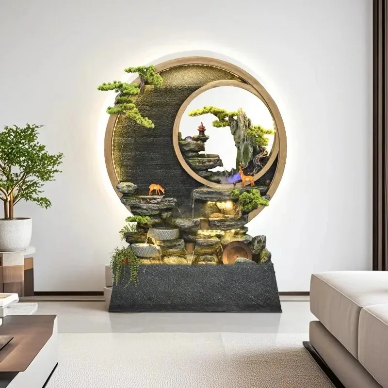 Rockery Fountain Ornaments Courtyard Living Room Partition Lucky Fish Pond Circulating Water Landscape Decoration
Rockery Fountain Ornaments Courtyard Living Room Partition Lucky Fish Pond Circulating Water Landscape Decoration