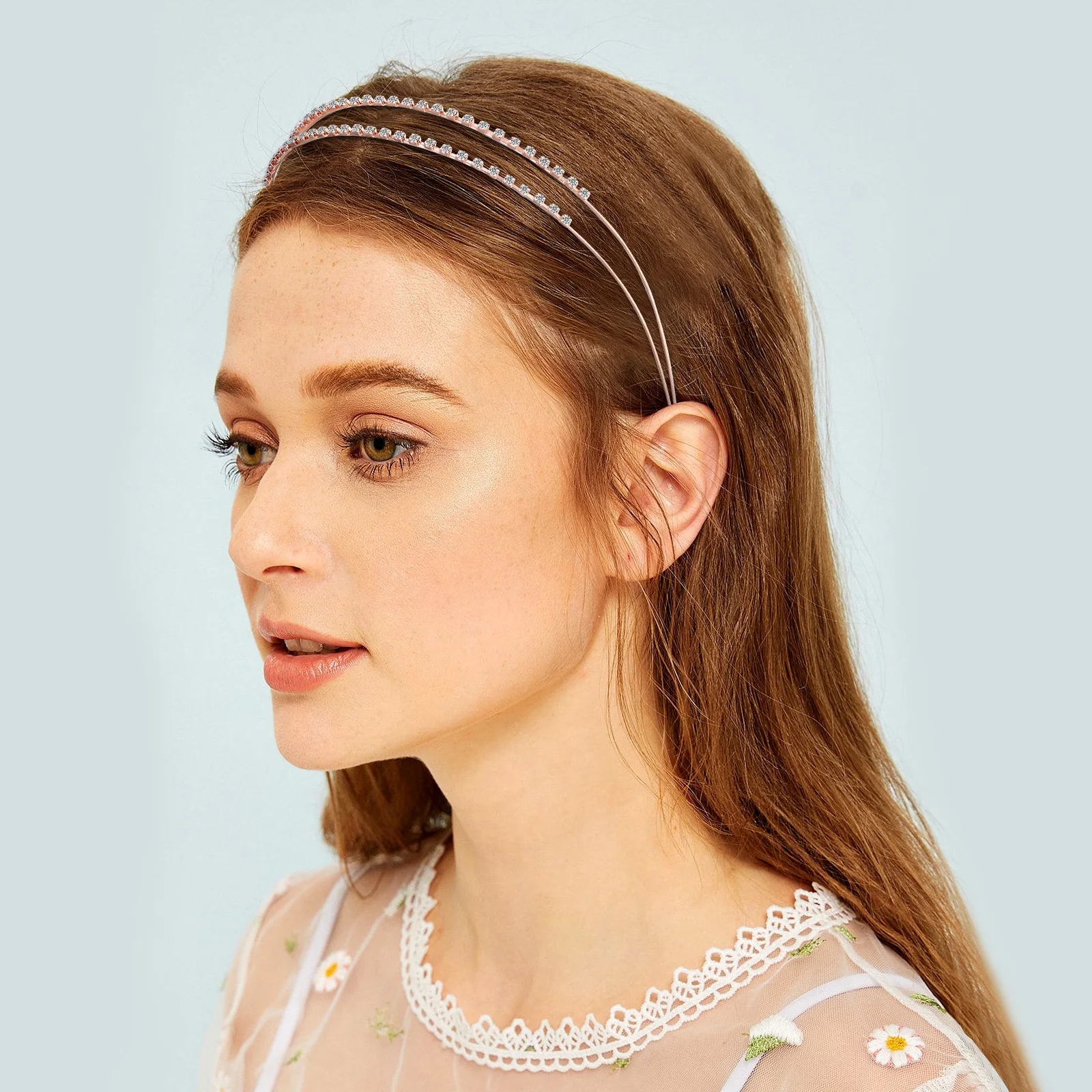 4pcs Wedding Headband Bridal Double Row Rhinestone Headdress Shining Alloy Women Hair Accessories Party Use Daily Wear Girl
4pcs Wedding Headband Bridal Double Row Rhinestone Headdress Shining Alloy Women Hair Accessories Party Use Daily Wear Girl