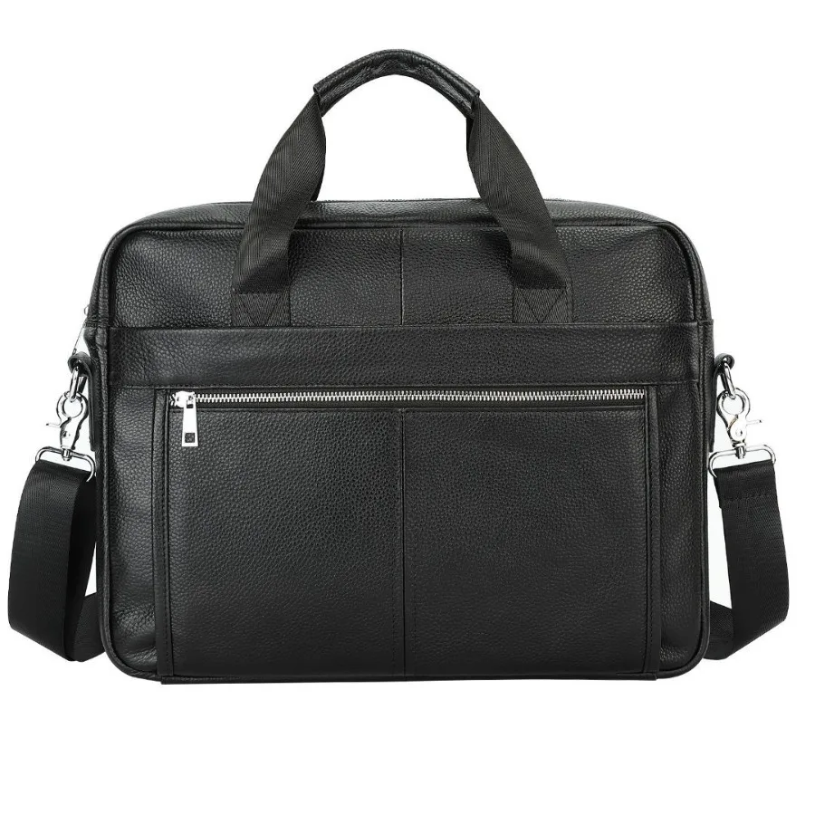 【New Arrival】Black Leather Laptop Briefcase, 15.6 Inch Business Messenger Bag with Adjustable Strap, Water Resistant Shoulder Bag for Men
【New Arrival】Black Leather Laptop Briefcase, 15.6 Inch Business Messenger Bag with Adjustable Strap, Water Resistant Shoulder Bag for Men
