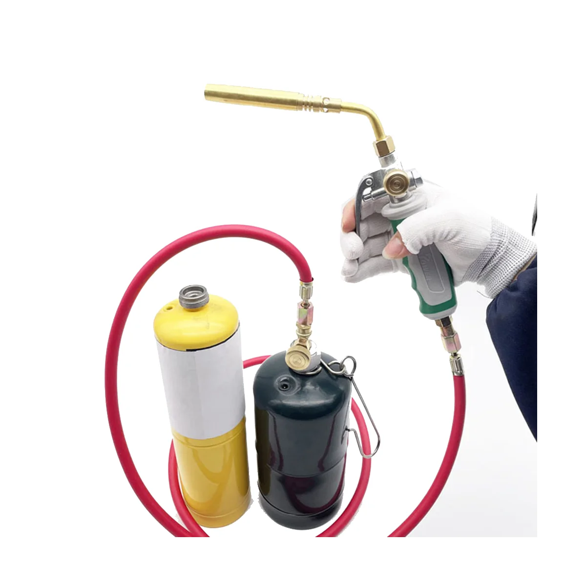 Professional Dual Switch Torch Brazing Torch of Propane Gas 1.6M Hose Ignition Gas Flame Soldering Tool for BBQ Heating
Professional Dual Switch Torch Brazing Torch of Propane Gas 1.6M Hose Ignition Gas Flame Soldering Tool for BBQ Heating