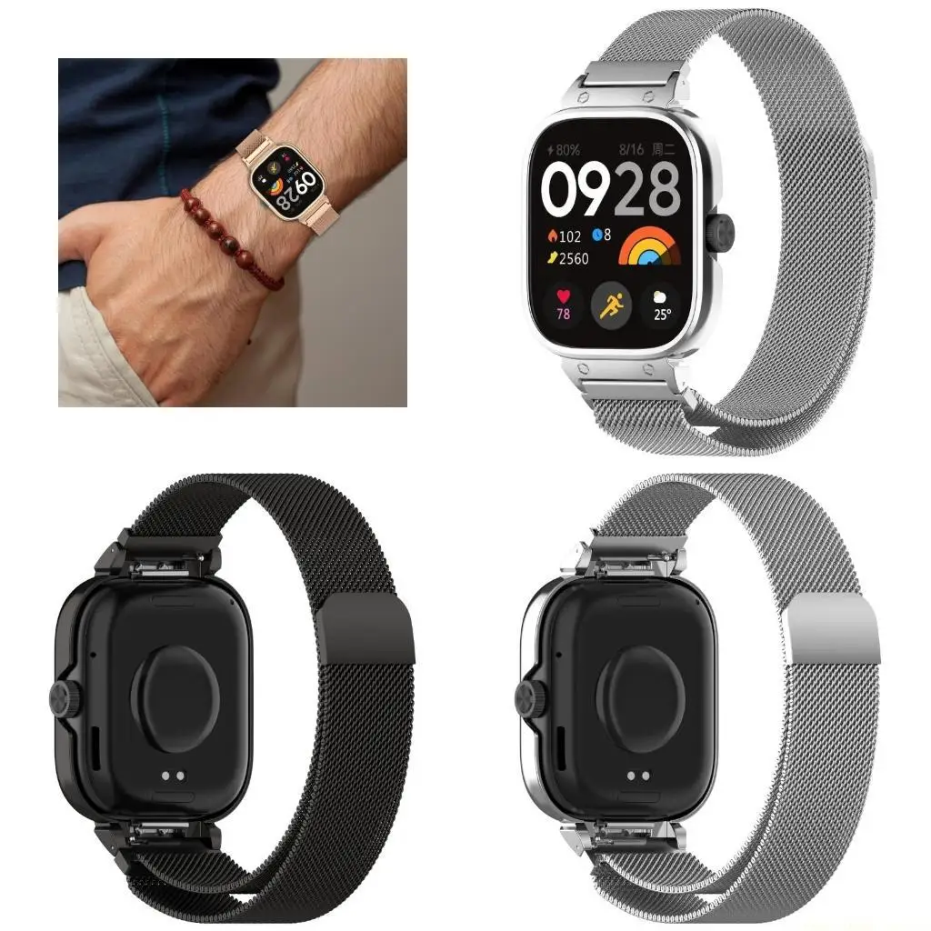 F62C Стильный металлический сменный ремешок, износостойкий и долговечный, универсальный ремешок для часов, износостойкий для 5
F62C Стильный металлический сменный ремешок, износостойкий и долговечный, универсальный ремешок для часов, износостойкий для 5