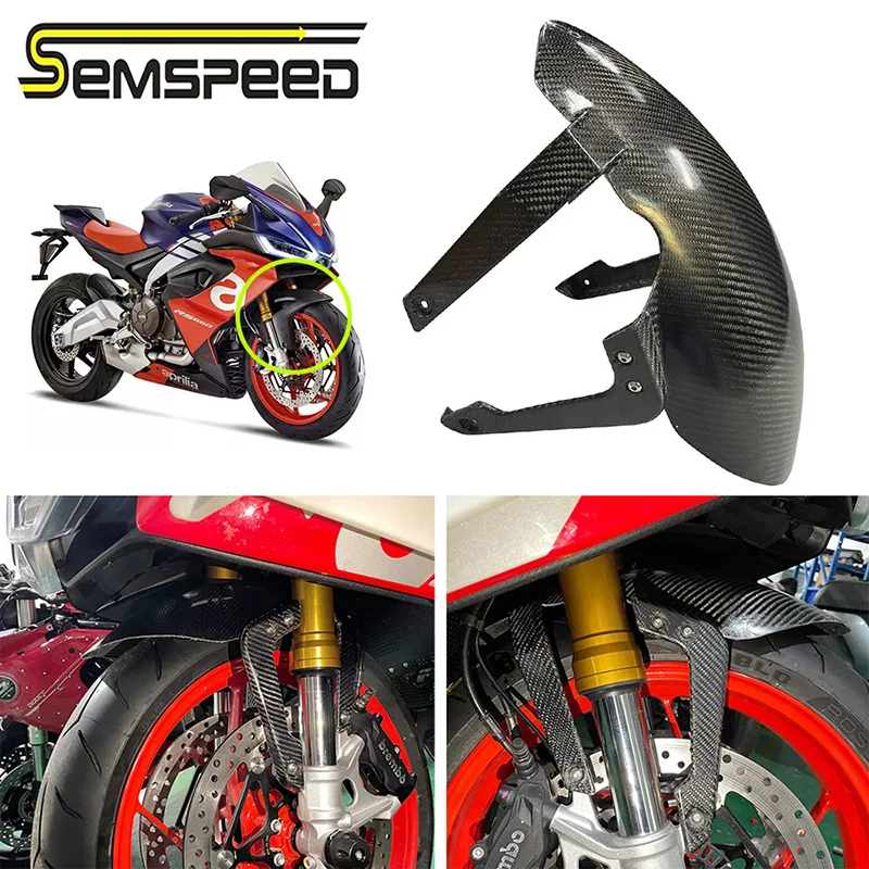 SEMSPEED Real Carbon Fiber Motorcycle Fairing For Aprilia RS660 2020 2021 Front Fender & Mudguard Set Lightweight 3K Accesorios
SEMSPEED Real Carbon Fiber Motorcycle Fairing For Aprilia RS660 2020 2021 Front Fender & Mudguard Set Lightweight 3K Accesorios