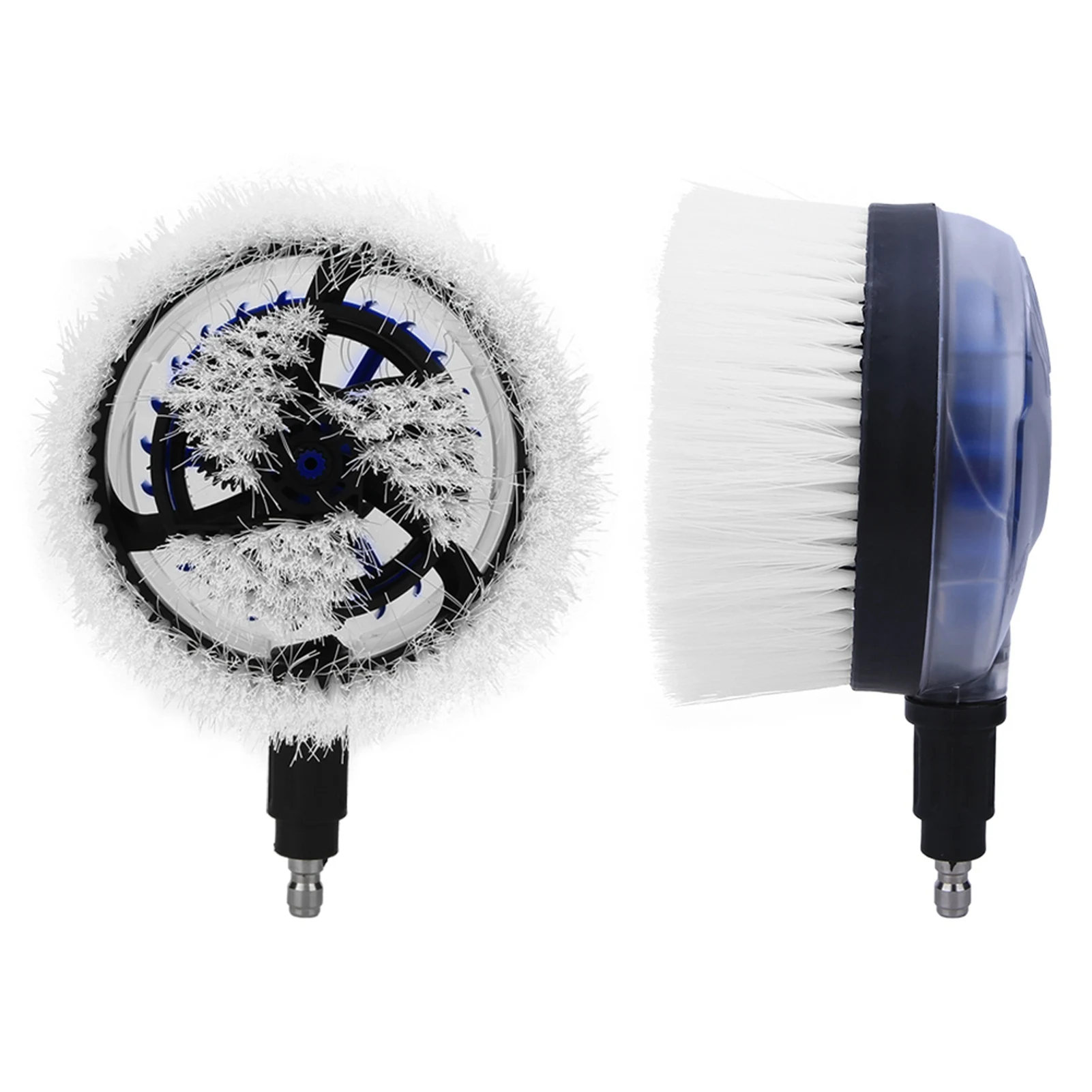 Car Rotation Brush Rotary Wash Brush 360-Degrees Fan-Shaped for High Pressure Water Gun 1/4 Quick Connector Rotary Wash Brush
Car Rotation Brush Rotary Wash Brush 360-Degrees Fan-Shaped for High Pressure Water Gun 1/4 Quick Connector Rotary Wash Brush