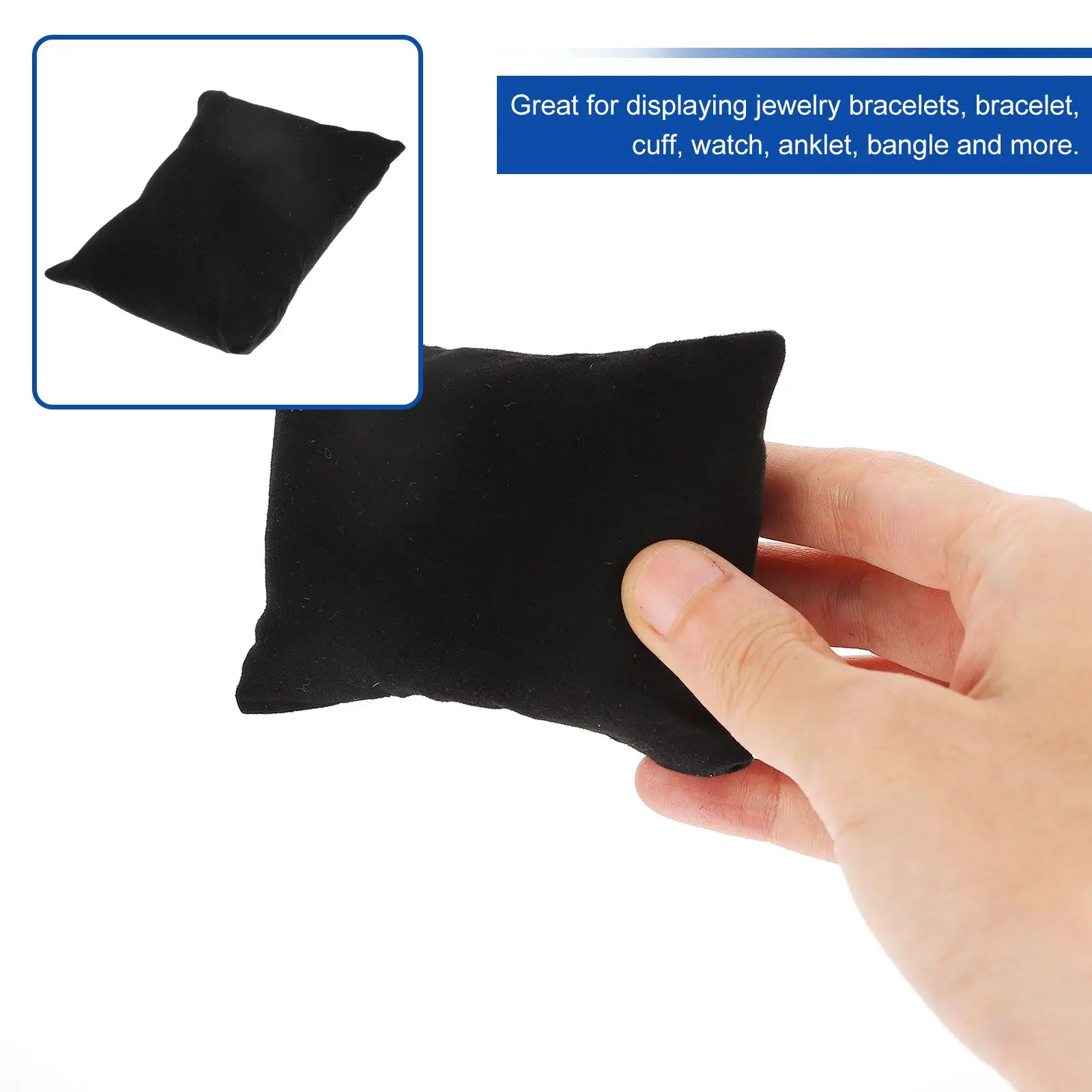 20 Pcs Black Jewelry Display Pillows for Bracelet Watch Box Showcases Storage DIY Decor Bracelet Pillow Handmade Craft Supplies
20 Pcs Black Jewelry Display Pillows for Bracelet Watch Box Showcases Storage DIY Decor Bracelet Pillow Handmade Craft Supplies