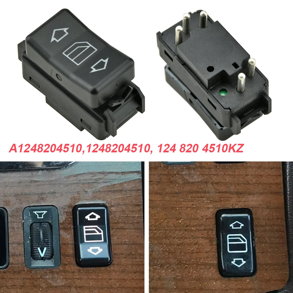 For Mercedes W124 W126 W201 Car Power Window Switch Lifter Regulator Console Button 1248204510 1248204610 Right
For Mercedes W124 W126 W201 Car Power Window Switch Lifter Regulator Console Button 1248204510 1248204610 Right
