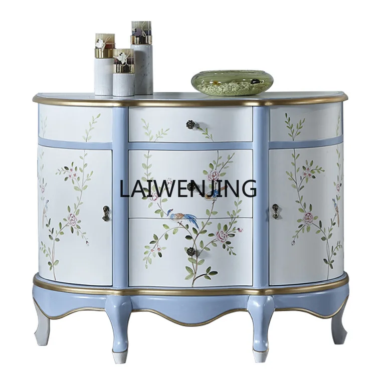 MJY European solid wood painted entrance living room simple foyer side cabinet light luxury decorative cabinet
MJY European solid wood painted entrance living room simple foyer side cabinet light luxury decorative cabinet