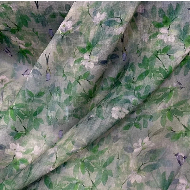 Green Handmade Ramie Fabric For Summer Breathable Shirt Dress Clothing Cloth DIY Fabric
Green Handmade Ramie Fabric For Summer Breathable Shirt Dress Clothing Cloth DIY Fabric