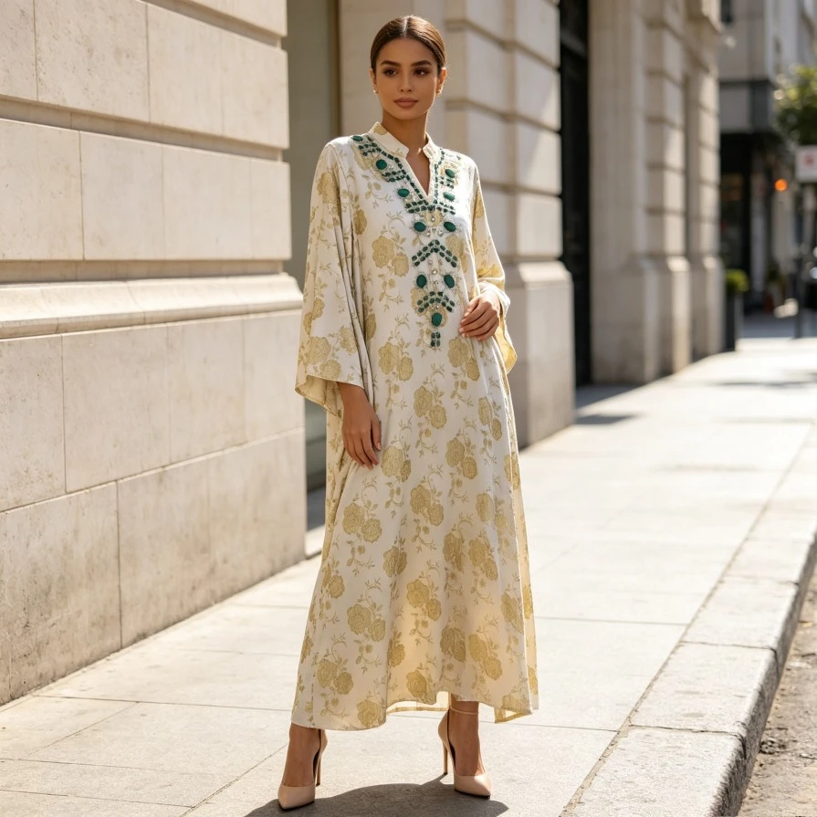 Women Eid Dress Muslim Abaya Islam Jalabiya Abayas Ramadan Dubai Kaftan Morocco Arab Long Robe Party Dresses Beaded Vestidos
Women Eid Dress Muslim Abaya Islam Jalabiya Abayas Ramadan Dubai Kaftan Morocco Arab Long Robe Party Dresses Beaded Vestidos