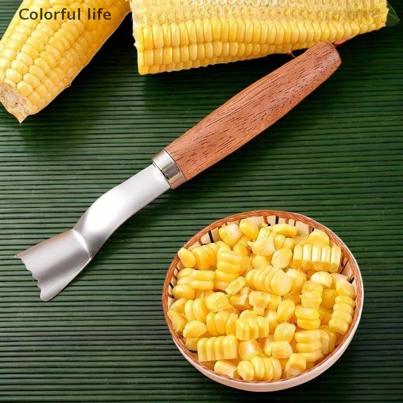 Stainless Steel Corn Peeler Kitchen Manual Corn Cob Stripper Household Corn Peeler Tool With Wood Handle Reusable For Cooking
Stainless Steel Corn Peeler Kitchen Manual Corn Cob Stripper Household Corn Peeler Tool With Wood Handle Reusable For Cooking
