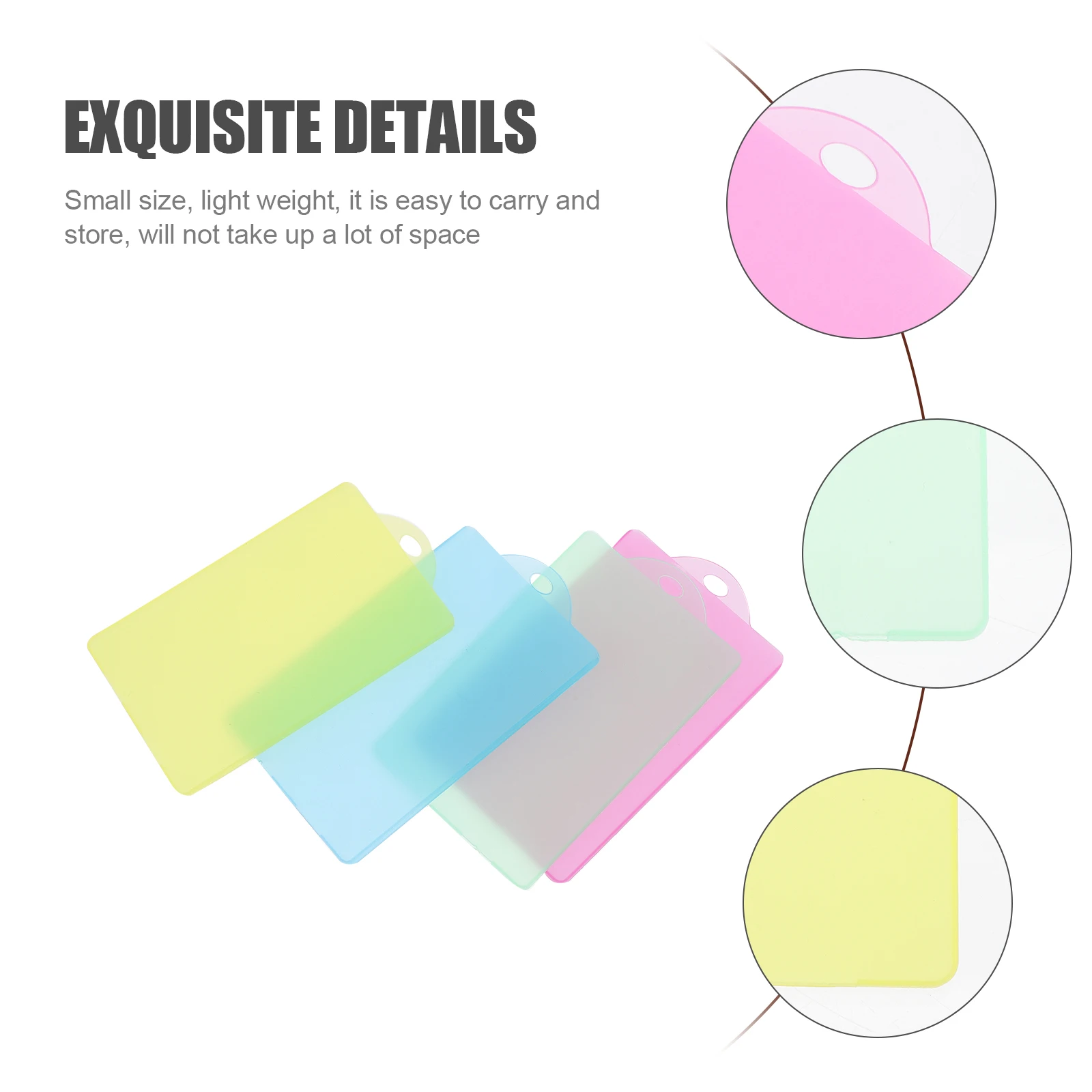 40 Pcs Antimagnetic Card Holder Plastic Lightweight ID Badge Business Cards Cover Desk ganizer
40 Pcs Antimagnetic Card Holder Plastic Lightweight ID Badge Business Cards Cover Desk ganizer