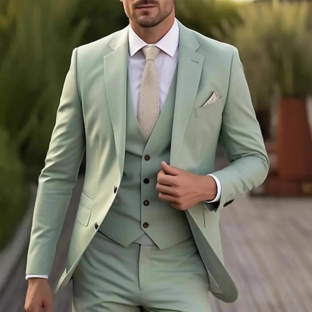 Men's Slim Fit Navy Blue 3 Piece Formal Suit Wedding Groom Business Office Wool Blend Suit Vest Jacket Pants Set
Men's Slim Fit Navy Blue 3 Piece Formal Suit Wedding Groom Business Office Wool Blend Suit Vest Jacket Pants Set