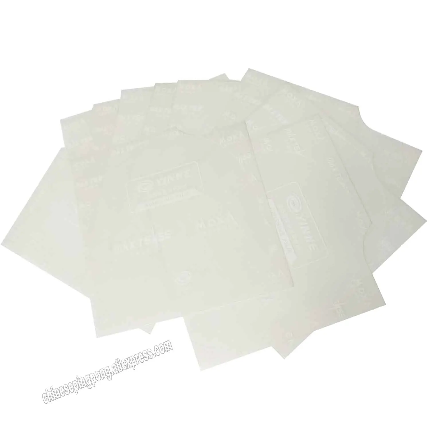 18x YINHE Table Tennis Rubber Protection Film a little Sticky speciall for NON TACKY rubbers
18x YINHE Table Tennis Rubber Protection Film a little Sticky speciall for NON TACKY rubbers