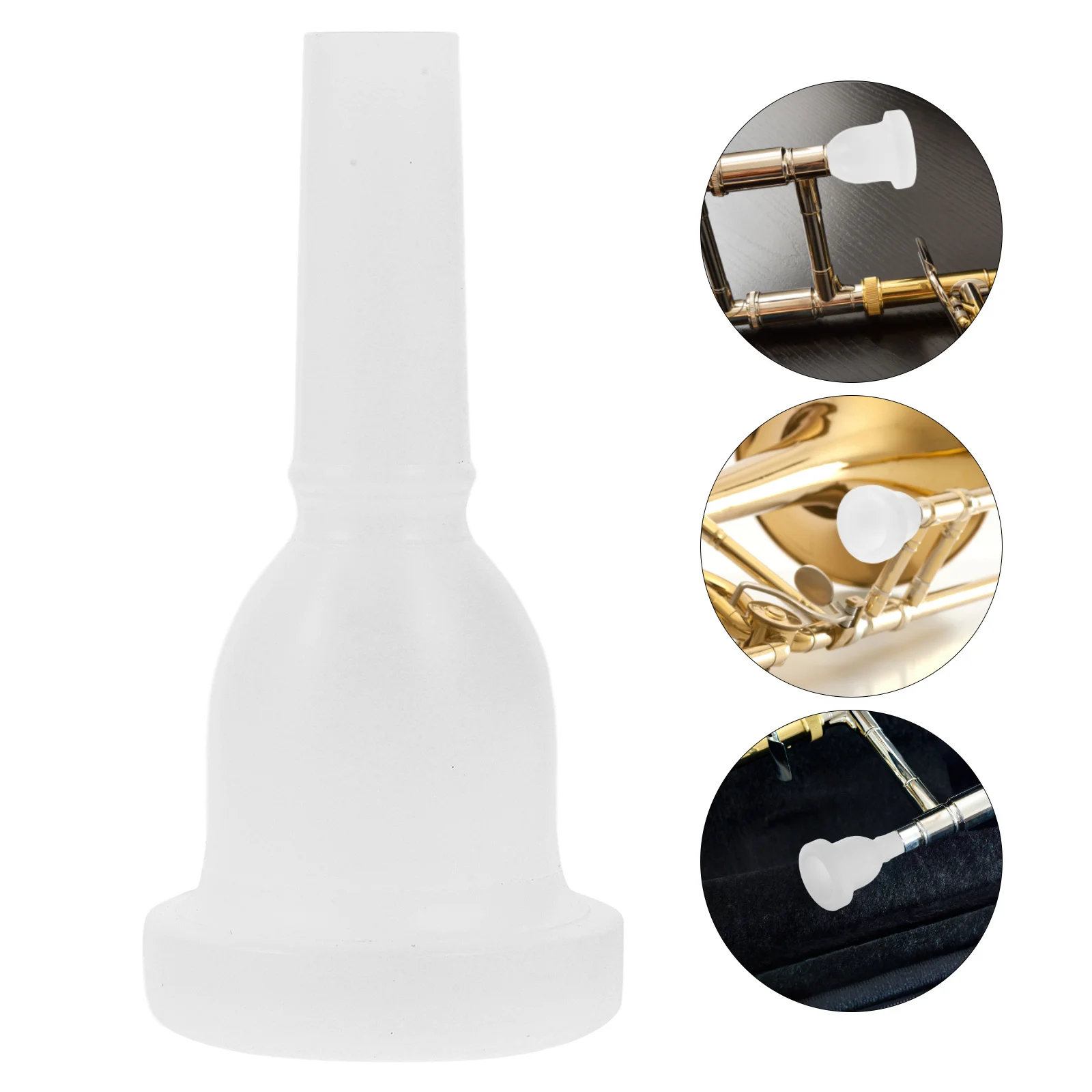 Plastic Tenor Trombone Mouthpiece Small Size Lightweight Replacement Musical Instrument Accessory for Beginners Practice
Plastic Tenor Trombone Mouthpiece Small Size Lightweight Replacement Musical Instrument Accessory for Beginners Practice