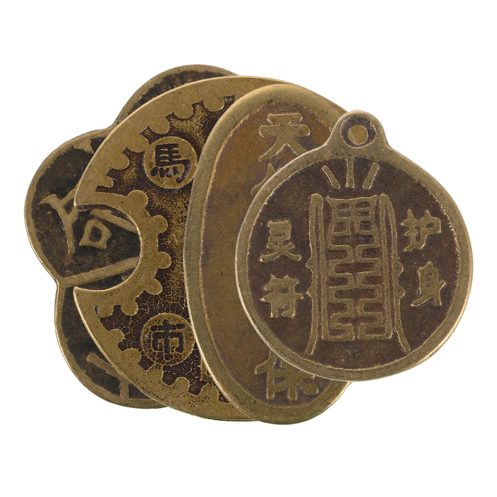 4Pcs Chinese Brass Coins Feng Shui Money Decor for Home Office Desk Lucky I Ching Coins Wealth Luck Symbol Ancient Craftsmanship
4Pcs Chinese Brass Coins Feng Shui Money Decor for Home Office Desk Lucky I Ching Coins Wealth Luck Symbol Ancient Craftsmanship