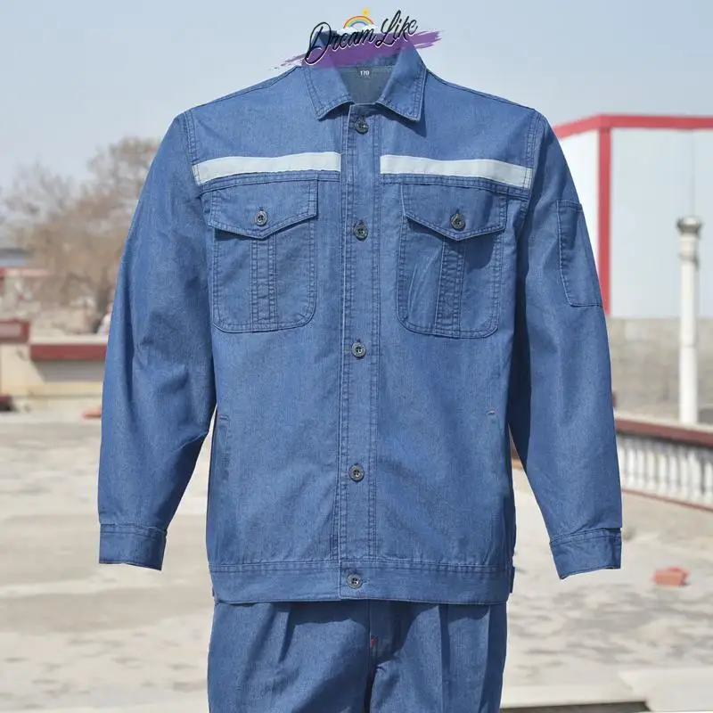 Легкий летний джинсовый рабочий костюм для мужчин: защитная одежда для сварки, прочная и износостойкая для работы в цехе
Легкий летний джинсовый рабочий костюм для мужчин: защитная одежда для сварки, прочная и износостойкая для работы в цехе