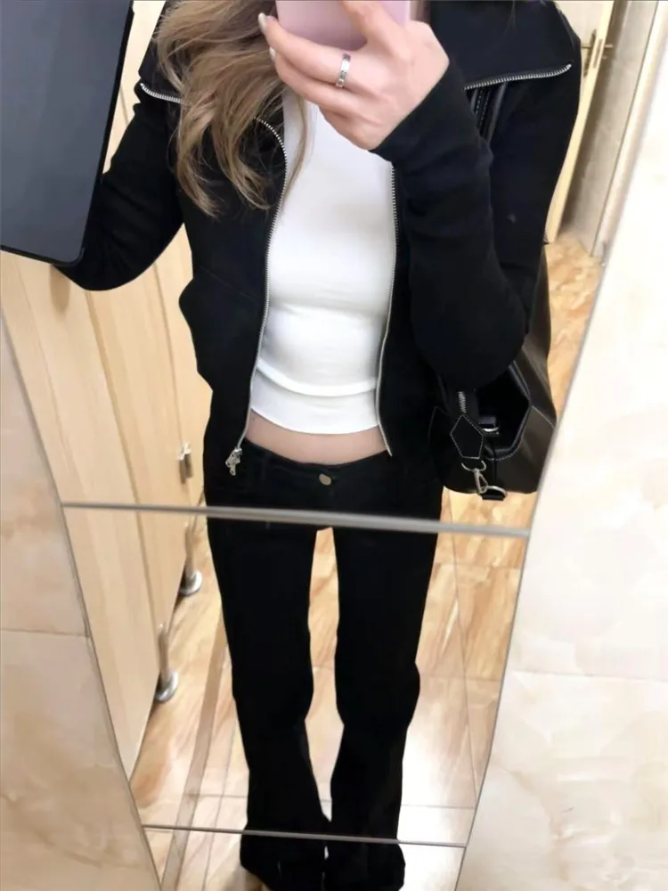 American Vintage Low Waist Bell Bottom Jeans Women's Spring Autumn Tall Extended Slimming Wide Leg Pants Loose Fit Jeans
American Vintage Low Waist Bell Bottom Jeans Women's Spring Autumn Tall Extended Slimming Wide Leg Pants Loose Fit Jeans